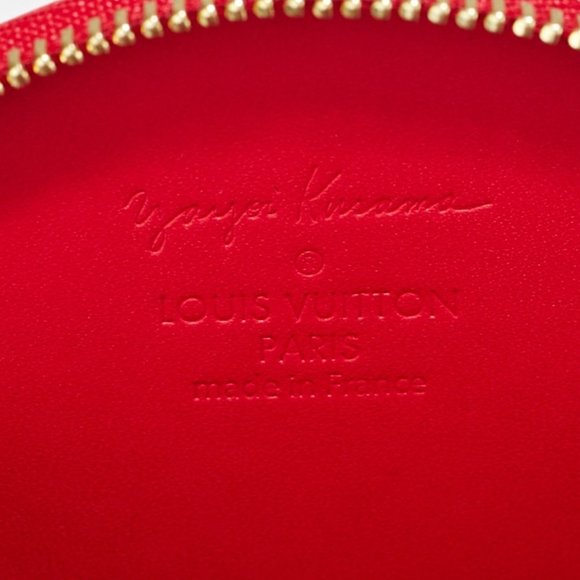 LOUIS VUITTON x YAYOI KUSAMA 'Chapeau Polka Dots' (Red) Monogram Coin Purse NIB! - Picture 11 of 16
